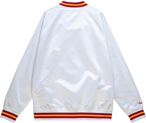 Mitchell & Ness-M&N Lightweight Satin Veste - Atlanta Hawks blanc-1