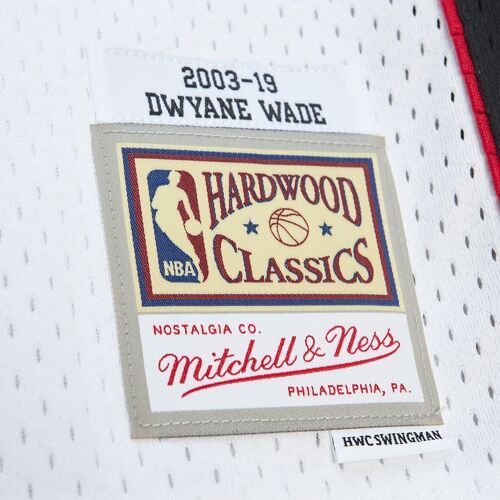 Mitchell & Ness-Dwyane Wade Miami Heat HOF Swing Jersey-3