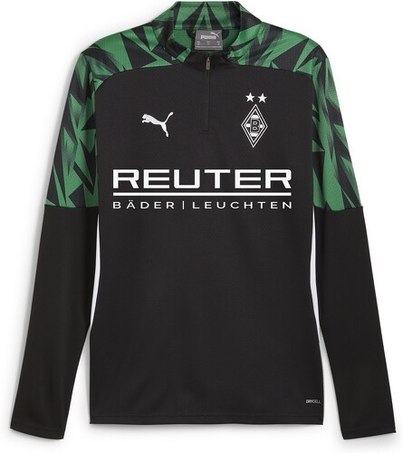 PUMA-Haut d’entraînement à 1/4 zip Borussia Mönchengladbach Homme-0