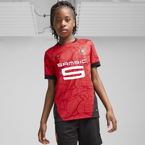 PUMA-Maillot Home 24/25 Stade Rennais FC Enfant et Adolescent-2