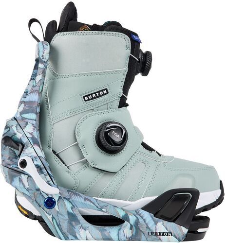 BURTON-Fixation De Snowboard Burton Step On Blue Butterflies Femme-4