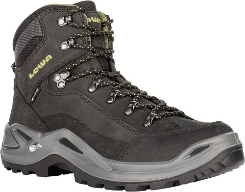 LOWA-Lowa Chaussures De Randonnée Renegade Mid Gtx (Tout Terrain, Nubuck, Imperméable) /Olive-1