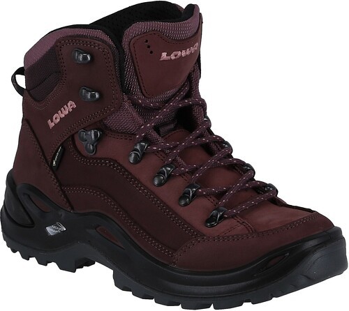 LOWA-Lowa Chaussures De Randonnée Renegade Mid Gtx (Tout Terrain, Nubuck, Imperméable) Prune /Mauve-2