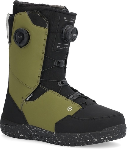 Ride-Boots De Snowboard Ride Lasso Olive Homme-0