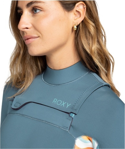 ROXY-Roxy Femmes Swell Series 5/4/3mm Chest Zip Combinaison Néoprène E-3