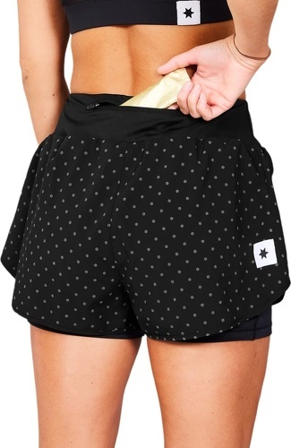 Saysky-W Reflective Polka 2 In 1 Pace Shorts 3-1