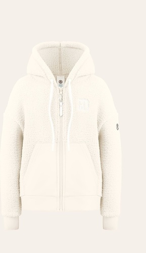 POIVRE BLANC-Veste Polaire Poivre Blanc Sherpa Hoody Jacket 5401 Natural White Fille-0