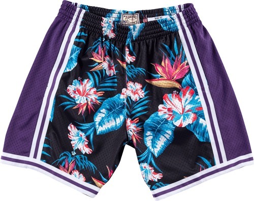 Mitchell & Ness-Short Los Angeles Lakers Swingman floral black-0