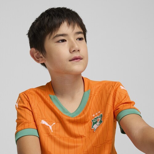 PUMA-Maillot Côte d’Ivoire 2025 Domicile Enfant et Adolescent-4