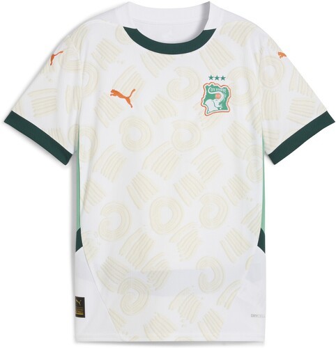 PUMA-Maillot Côte d’Ivoire 2025 Extérieur Enfant et Adolescent-0