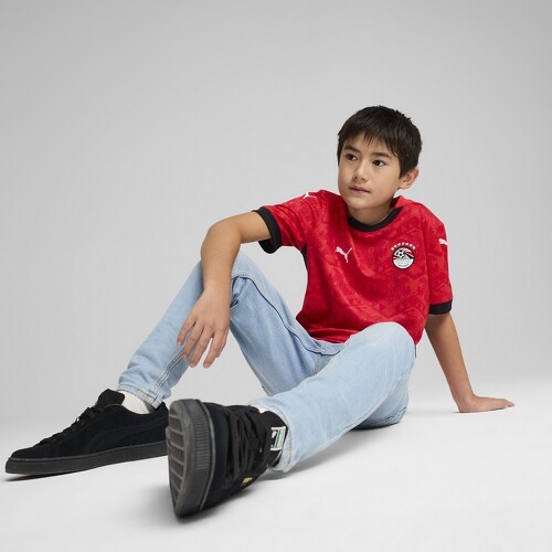 PUMA-Maillot Égypte 2025 Domicile Enfant et Adolescent-4