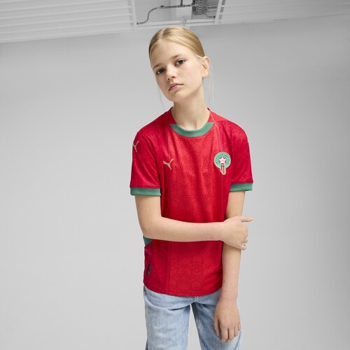 PUMA-Maillot Maroc 2025 Domicile Enfant et Adolescent-2