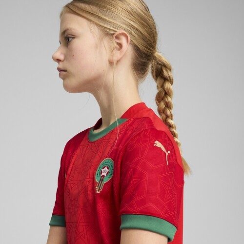 PUMA-Maillot Maroc 2025 Domicile Enfant et Adolescent-3