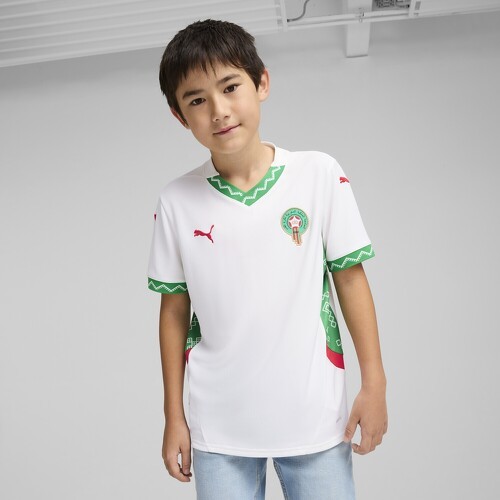 PUMA-Maillot Maroc 2025 Extérieur Enfant et Adolescent-2