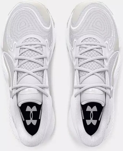 UNDER ARMOUR-Chaussures de Basketball Under Armour Spawn 6 Mid Blanc-3