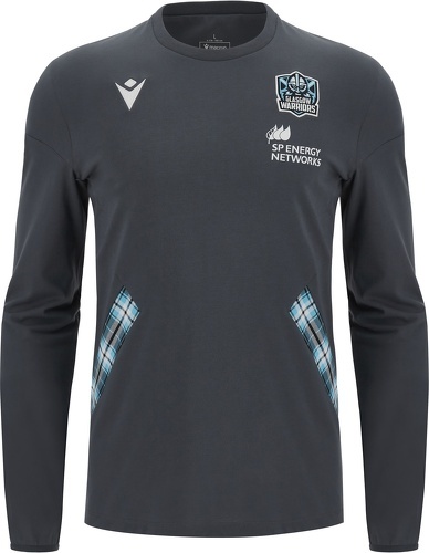 MACRON-Maillot manches longues Glasgow Warriors Travel Player 2023/24-0