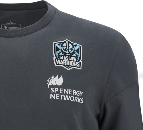 MACRON-Maillot manches longues Glasgow Warriors Travel Player 2023/24-2