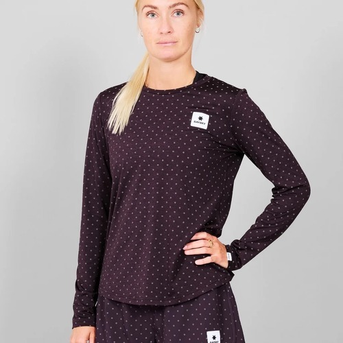 Saysky-T-shirt manches longues femme Saysky Reflective Polka Pace-2