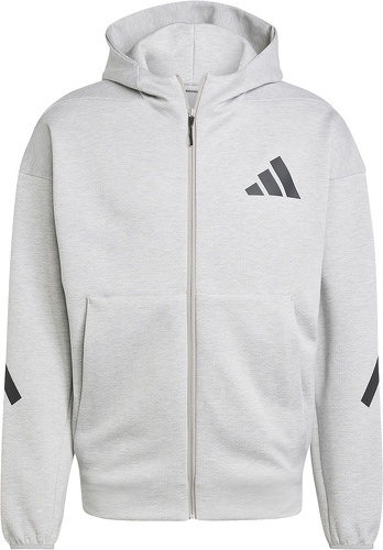 adidas Sportswear-M Z.N.E. FZ MEDIUM GREY HEATHER-0