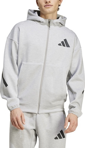 adidas Sportswear-M Z.N.E. FZ MEDIUM GREY HEATHER-2