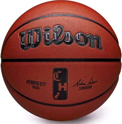 WILSON-Ballon de Basketball Wilson NBA Authentic City Chicago T7-0