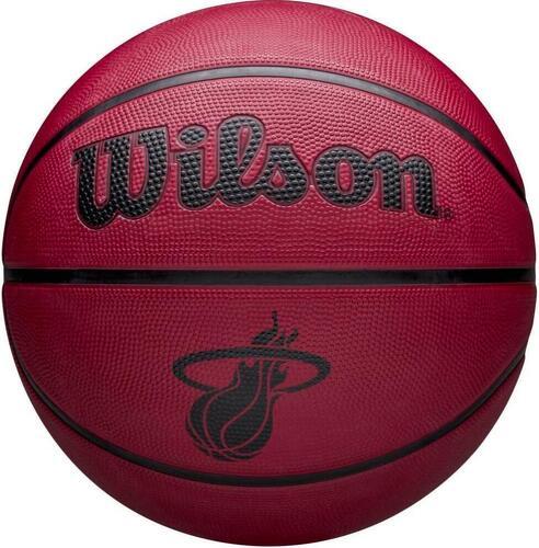 WILSON-Ballon de Basketball Wilson NBA Team Tribute Solid – Miami Heat-0