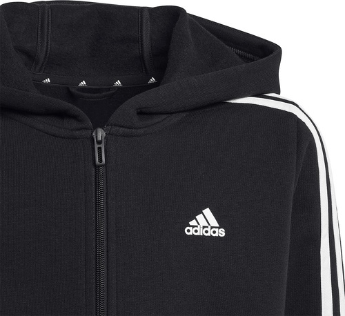 adidas Sportswear-Veste à capuche entièrement zippée en molleton Essentials 3-Stripes-2