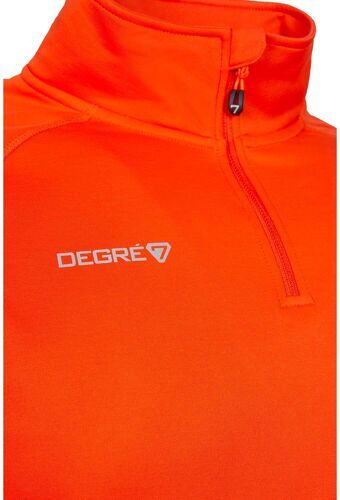 Degré7-Pull Demi-zip Thermique Degre 7 Gleisin Deep Orange Homme-2