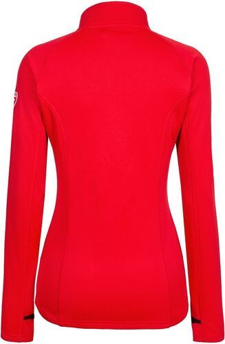 Degré7-Sous Couche Demi-zip Thermique Degre 7 Veyrand True Red Femme-1