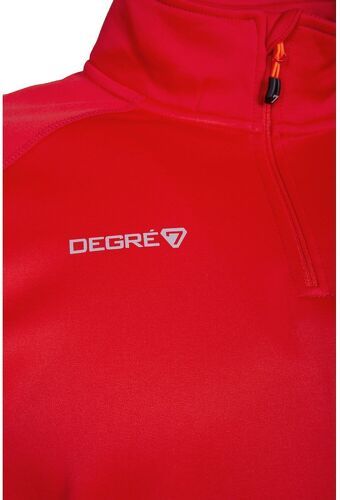 Degré7-Pull Demi-zip Thermique Degre 7 Gleisin True Red Homme-2