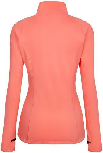 Degré7-Pull Demi-zip Thermique Degre 7 Veyrand Coral Femme-1