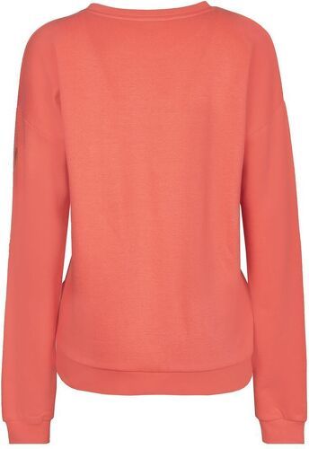 Degré7-Sweat Shirt Degre 7 Roses Coral Femme-1