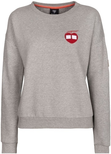 Degré7-Sweat Shirt Degre 7 Roses Heather Grey Femme-0