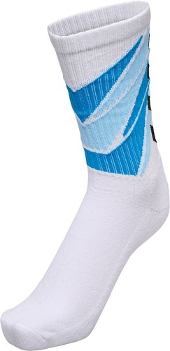 HUMMEL-Chaussettes Handball Hummel Graphic blanches / bleues-1