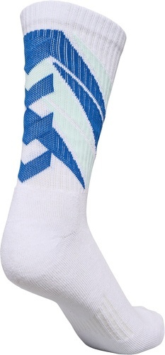 HUMMEL-Chaussettes Handball Hummel Graphic blanches / marines-2