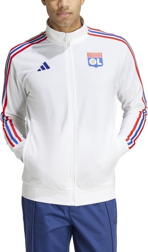 adidas Performance-Veste de survêtement Olympique Lyonnais DNA-4