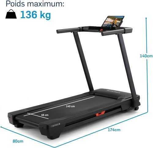 NORDICTRACK-Tapis de course T Series 5 - 16km/h / Inclinaison +10%-0