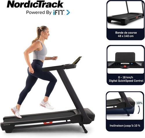 NORDICTRACK-Tapis de course T Series 5 - 16km/h / Inclinaison +10%-2