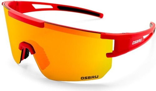 Osbru-OSBRU GLASSES RACE BRUN RED/GOLD-0