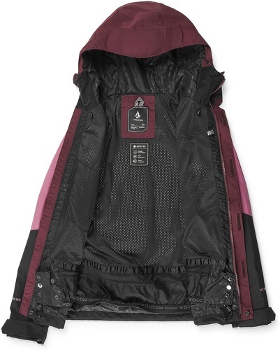 VOLCOM-Veste De Ski/snow Volcom V.co Aris Gore-tex Burgundy Femme-2