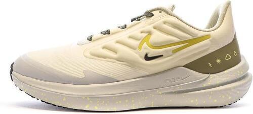 NIKE-Chaussures de running Gris/Jaune Femme Nike 9 Shield-0