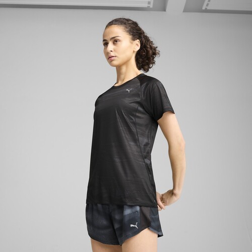 PUMA-T-shirt de running à imprimé intégral VELOCITY Femme-3