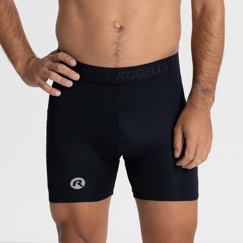 Rogelli-Sous-Short Velo Avec Peau Boxer For Men - Homme - Noir-2