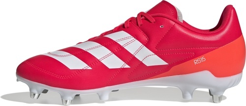 adidas-Crampons de rugby Adidas RS15 Sg Rouge-2