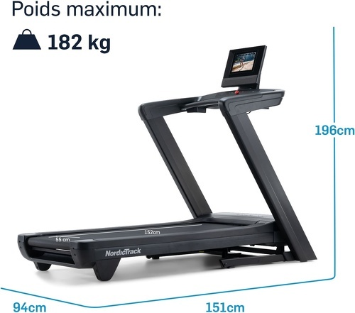 NORDICTRACK-Tapis de course Nouveau Commercial 1250 Connecté iFIT-4