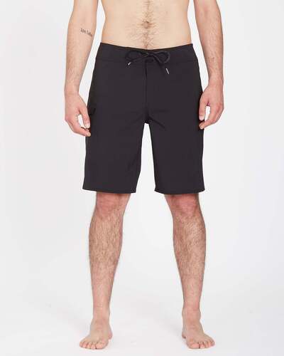 VOLCOM-Boardshort Lido Solid Mod 20" - BLACK-0