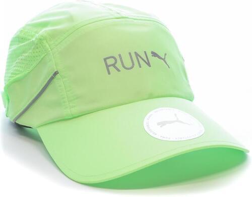 PUMA-Casquette de Running Verte Fluo Puma Light Weight Runner-1