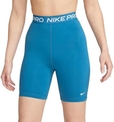 NIKE-Short Long Bleu Femme Nike 365 Rise-0