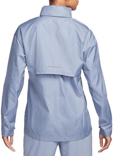 NIKE-Veste Coupe Vent Bleu Femme Nike Fast Repel-1