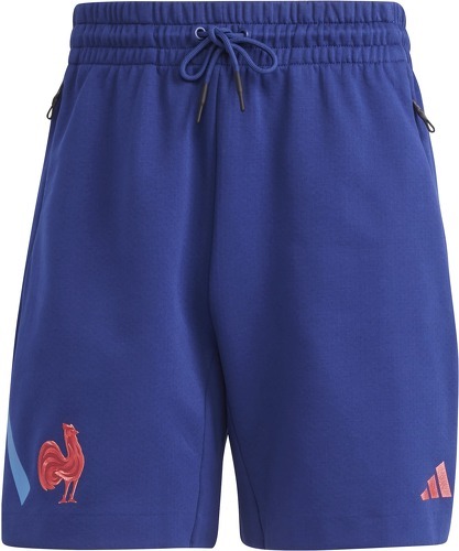 adidas-Short Travel Adidas Équipe de France Bleu-0